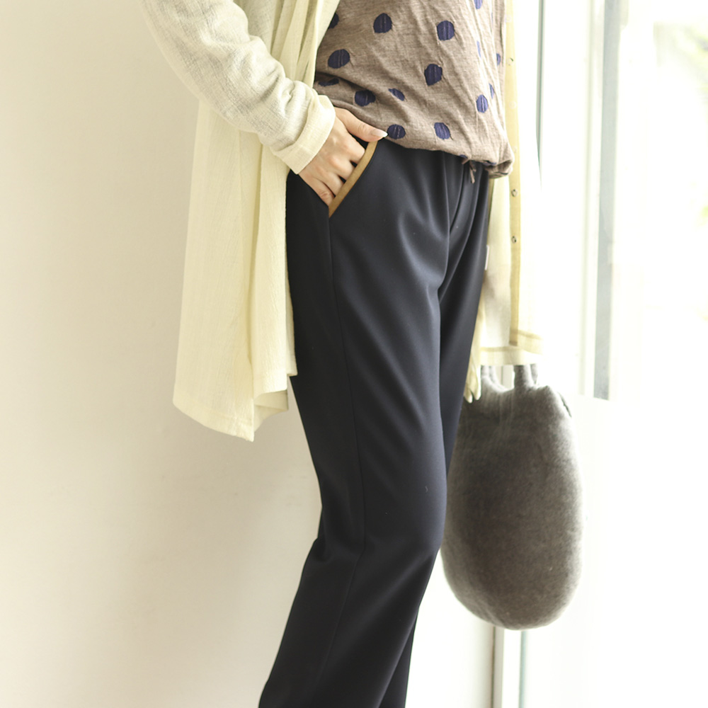 裏起毛スリムパンツ